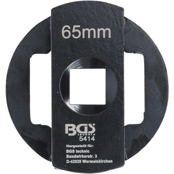 Clé de boulon/bouchon d’essieu arrière - pour essieux BPW - 65 mm