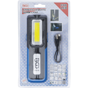 Lampe de travail COB-LED - repliable