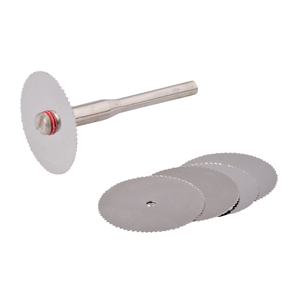 Disques de coupe inox pour outil rotatif, 6 pcs - ø 22 mm, OutilPlus, Petit prix