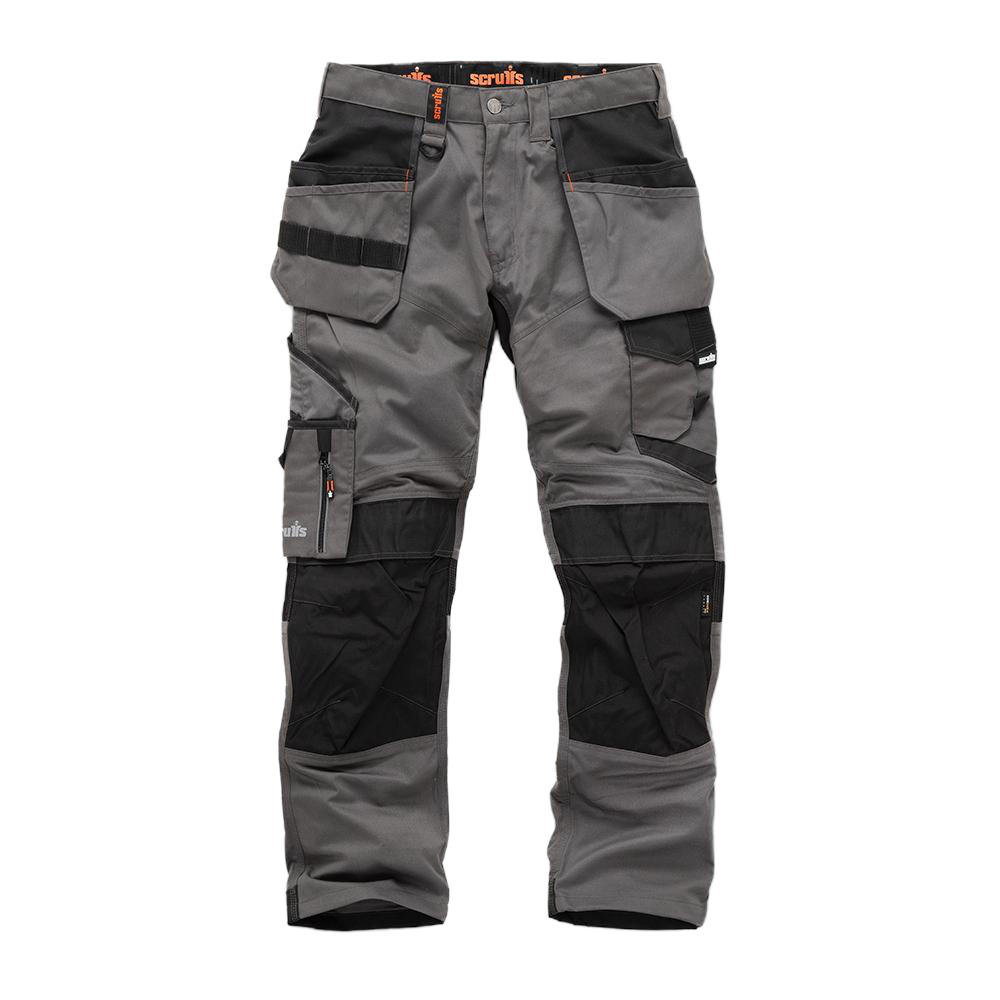 Pantalon de travail graphite Trade avec poches-étuis - Taille 44 L