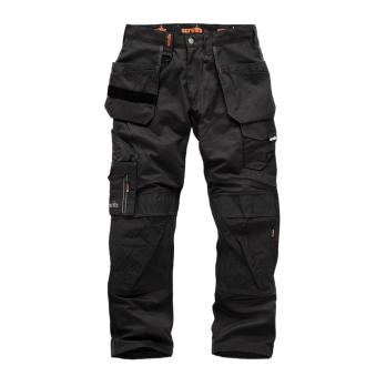 Pantalon de travail noir Trade avec poches-étuis - Taille 44 L