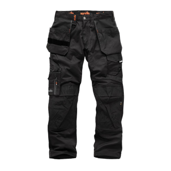 Pantalon de travail noir Trade avec poches-étuis - Taille 46 L